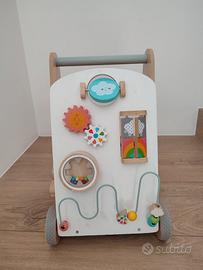 Girello primi passi in legno “My Rainbow”