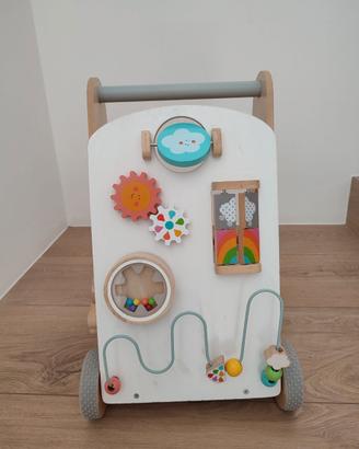 Girello primi passi in legno “My Rainbow”