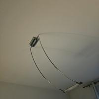 lampadario a sospensione in acciaio inox