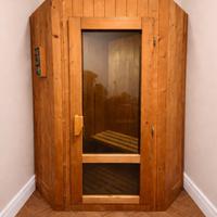 Sauna finlandese in legno