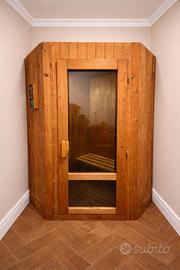 Sauna finlandese in legno