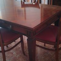 tavolo allungabile con 4 sedie