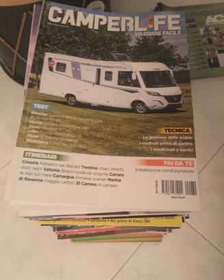 lotto di 220 riviste camper