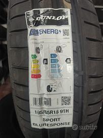 N. 4 Pneumatici Dunlop Sport Blur. 195/65 R15 91H