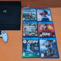 ps4 pro con un solo controller e giochi 
