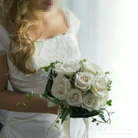 Abito da sposa con coda tg 42/44/46