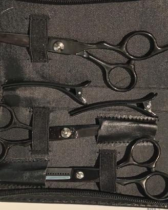 kit forbici professionali  parrucchiere barbiere 