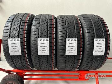 4 gomme 245 45 18 Pirelli Invernale