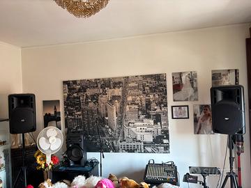 Impianto Audio Dynacord + RCF (Speaker-Subwoofer)