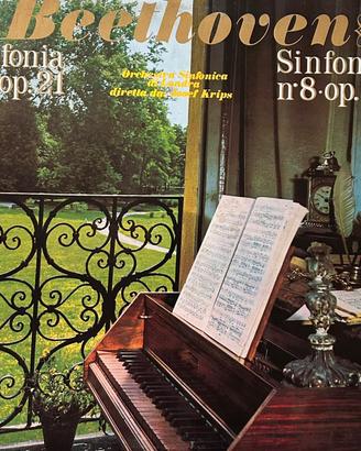 Beethoven vinile sinfonia nr1 op21, nr8 op93