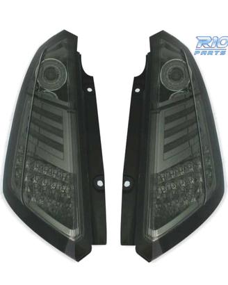 FANALI PER FIAT GRANDE PUNTO 05-09 LED FONDO CROMA