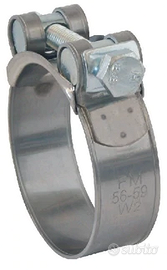 Fascette acciaio con bullone