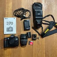 Reflex Nikon D70 solo 276 scatti  venduta full set