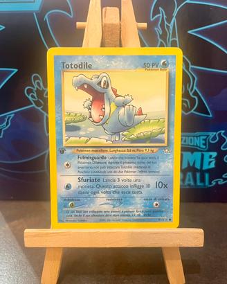 Carta Pokémon Totodile – Neo Genesis 1ª Edizione 🐊