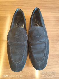 Mocassino tod's uomo in camoscio