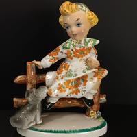 Statuina Vintage in Ceramica (Anni '40/'50)