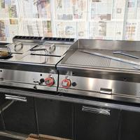 Friggitrice a Gas Professionale 80cm Lotus