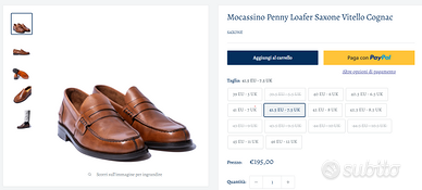 Mocassino Penny Loafer Saxone
