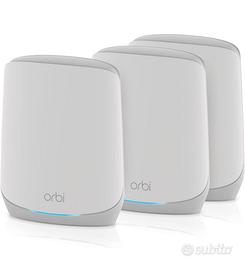 NETGEAR Orbi Wifi 6 Mesh RBR350, Router +satelliti