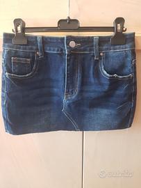 Minigonna in jeans