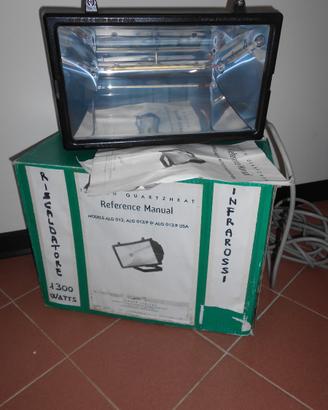 Riscaldatore radiante professionale al quarzo Tans