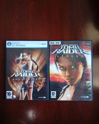 2 giochi PC Tomb Rider 