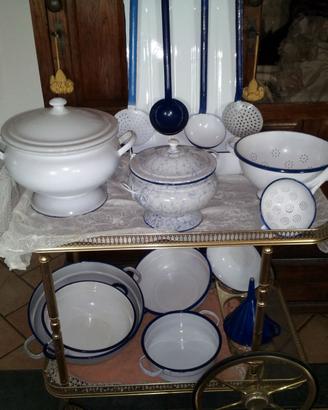 oggetti cucina smaltati  Due Leoni  vintage