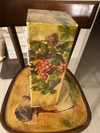 Scatola per vino in legno