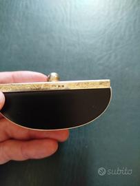 blotter rocker da scrivania in argento (925) 