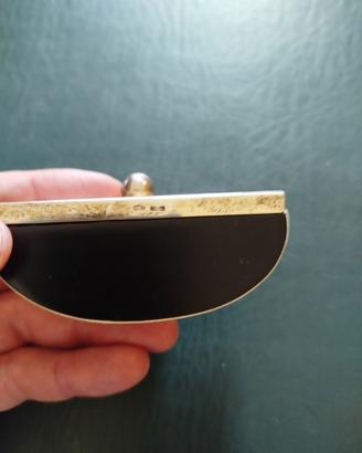 blotter rocker da scrivania in argento (925) 