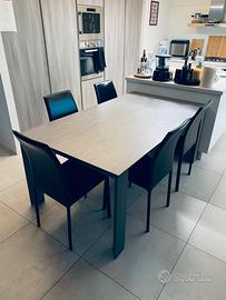 Tavolo allungabile 180/240/300x100x75H cm