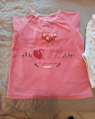 🎀 Pigiama Sergent Major-Vellutino Caldo 6/7 Anni