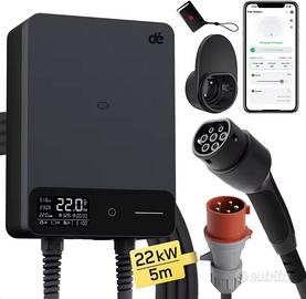 Colonnina di ricarica auto 22kw tipo 2 32A Depow