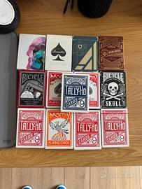 Mazzi di carte da collezione e cartomagia