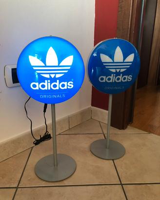 Insegna luminosa adidas lampada