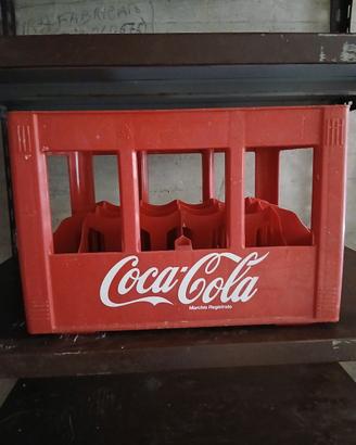 3 Cassette COCA COLA porta bottiglie Vintage