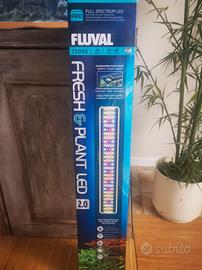 Acquario-Plafoniera Fluval fresh & plants led 2.0