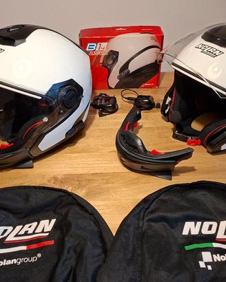 Caschi Nolan N40-5 GT con interfoni integrati.