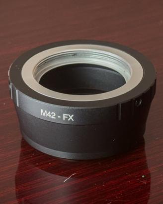 adattatore obiettivi M42 per Fujifilm X – pari al