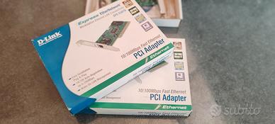 2 Schede di rete D-Link 10/100 nuove