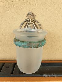 Portascopino in ottone stile impero