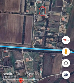 Terreno 1200mq con appartamento 90mq abitabile