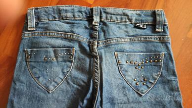 JEANS bambina tg. 7-10 anni CALVIN KLEIN