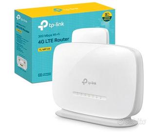 TL-MR105 Router 4G con Sim Cat4 WiFi N300 LAN/WAN 