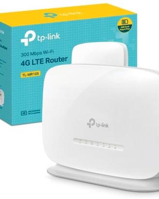 TL-MR105 Router 4G con Sim Cat4 WiFi N300 LAN/WAN 