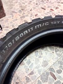 Treno pneumatici gomme enduro Metzeler BMW GS