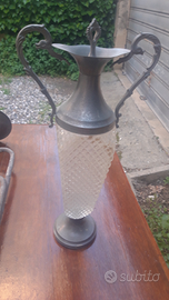 Bottiglia vetro lavorato