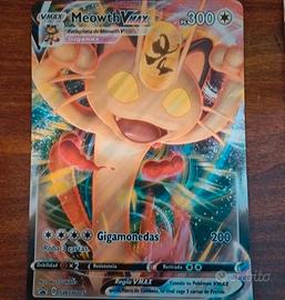 Carta Pokèmon Gigantamax Meowth nuova