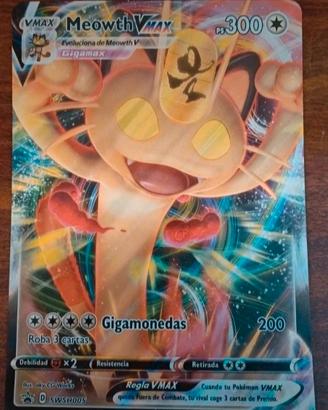 Carta Pokèmon Gigantamax Meowth nuova