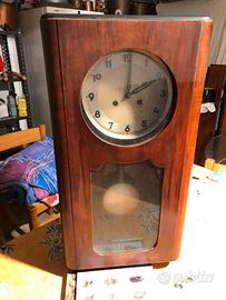 Antico Orologio da Parete Pendolo Tedesco Kienzle